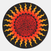 Celtic Sun Sticker (Voorkant)