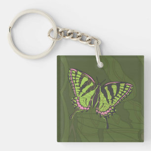 Celtic Swallowtail Acryl Sleutelhanger