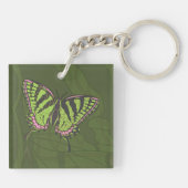 Celtic Swallowtail Acryl Sleutelhanger (Achterkant)