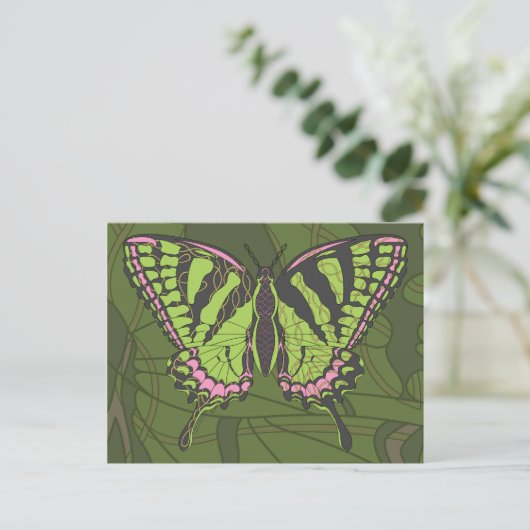 Celtic Swallowtail Briefkaart (Staand voorkant)