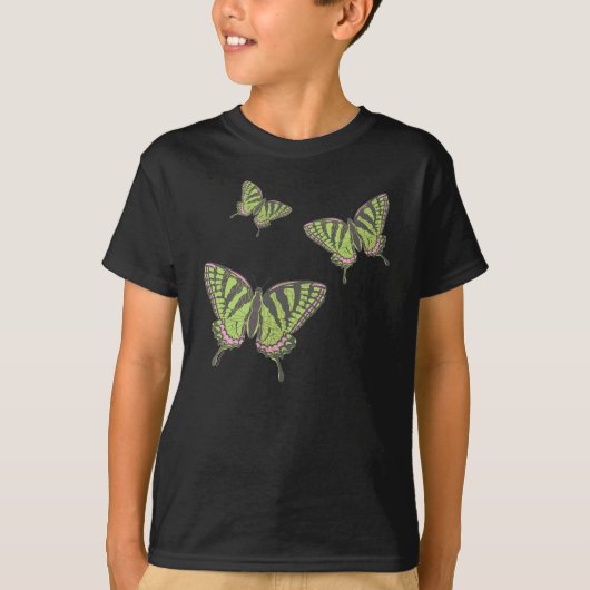 Celtic Swallowtail Kind and Baby Dark Shirt (Voorkant)