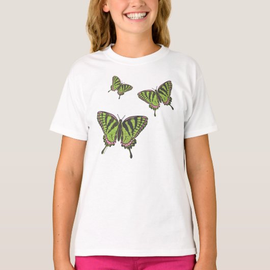 Celtic Swallowtail Kind en Baby Light Shirt (Voorkant)