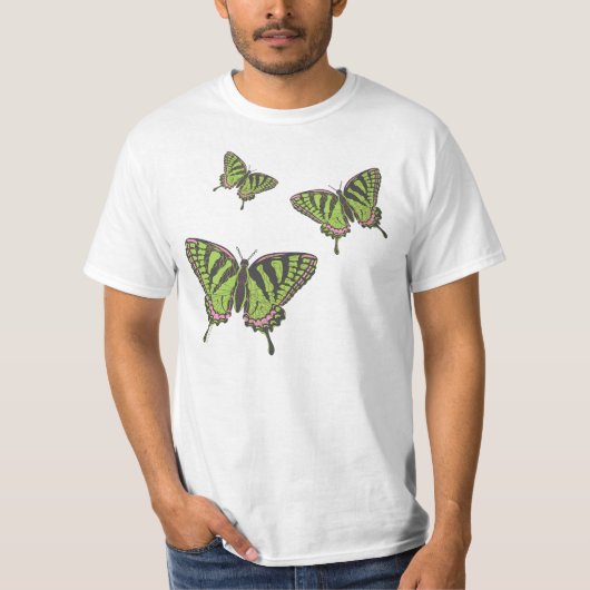 Celtic Swallowtail Mannen Light Shirt (Voorkant)