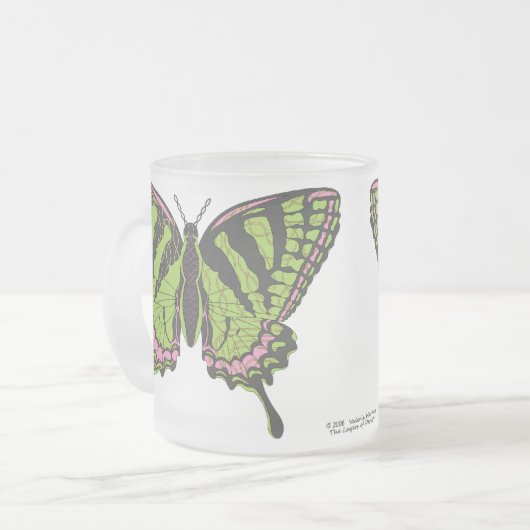 Celtic Swallowtail Mok (Voorkant links)
