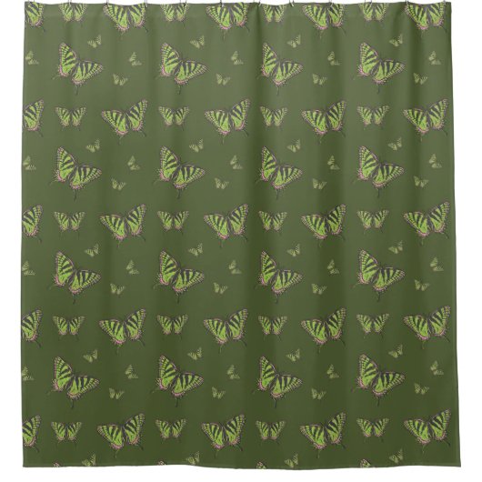 Celtic Swallowtail Shower Curtain Douchegordijn (Voorkant)