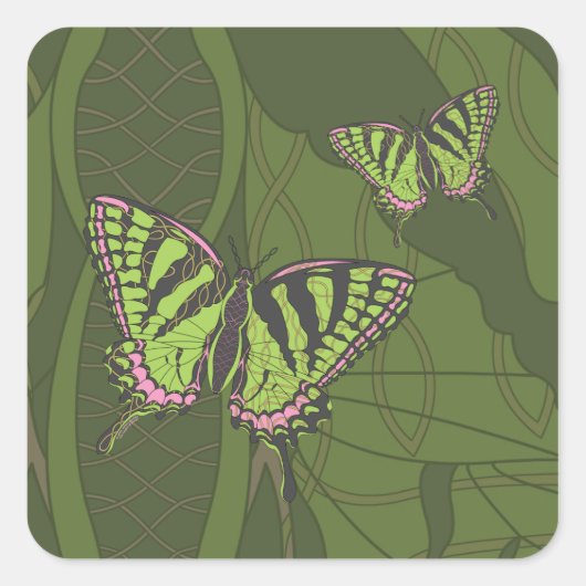 Celtic Swallowtail Sticker (Voorkant)