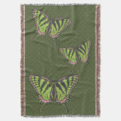Celtic Swallowtail Throw Blanket Deken (Voorkant Verticaal)