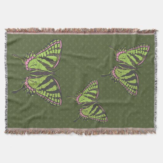 Celtic Swallowtail Throw Blanket Deken (Voorkant)
