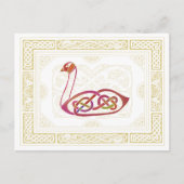 Celtic Swan Briefkaart (Voorkant)