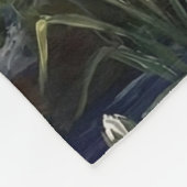 Celtic Swans Moonlit Lake Night Fantasy Art Fleece Deken (Hoek)