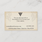 Celtic Symbol Design Visitekaartje (Achterkant)