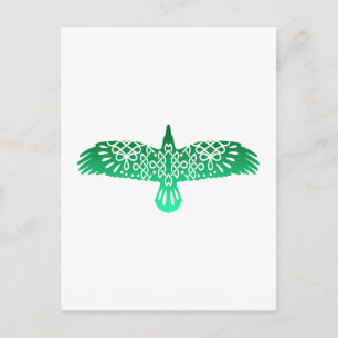 Celtic Symbol Raven Gift Idee Briefkaart