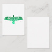 Celtic Symbol Raven Gift Idee Visitekaartje (Voorkant / Achterkant)
