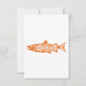 Celtic Symbol Salmon Salmons Fish Ocean Gift Idea Save The Date (Voorkant)