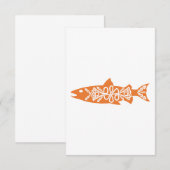 Celtic Symbol Salmon Salmons Fish Ocean Gift Idea Save The Date (Voorkant / Achterkant)