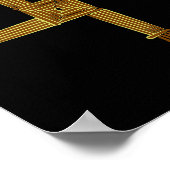 Celtic Symbols Brigid's Cross Celtic Knot Irish Sy Poster (Hoek)