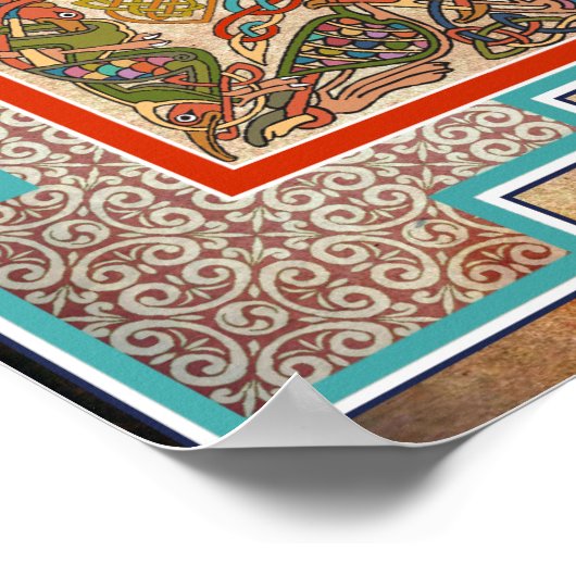 Celtic Symbols Carpet Poster (Hoek)