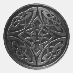 Celtic Symbool 2 sticker, 3 inch (vel van 6 inch) Ronde Sticker