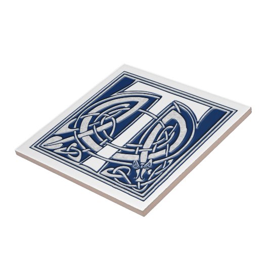 Celtic T Monogram Tegeltje (Zijkant)