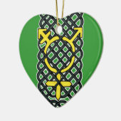 Celtic Transgender Ornament Yellow (Links)