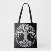 celtic tree canvas tas (Voorkant)