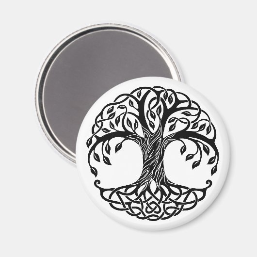 celtic tree magnet (Voorkant / Achterkant)