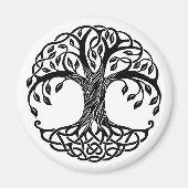 celtic tree magnet (Voorkant)