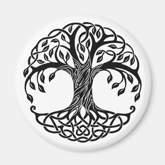 celtic tree magnet (Voorkant)
