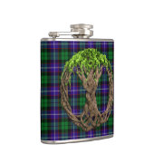 Celtic Tree of Life Clan Mitchell Tartan Heupfles (Rechts)