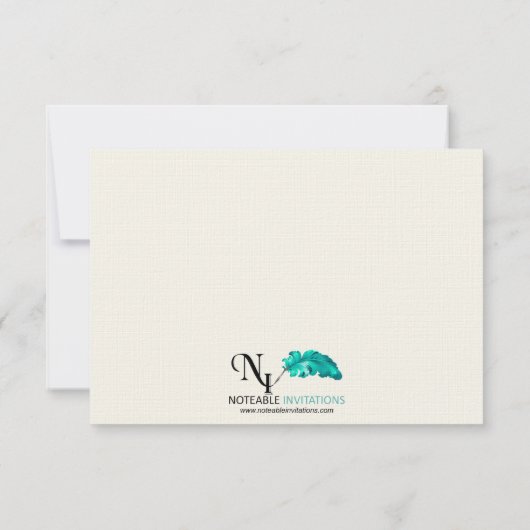 Celtic Tree of Life Gold Wedding Response Kaart (Achterkant)