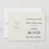 Celtic Tree of Life Gold Wedding Save the Date (Voorkant)
