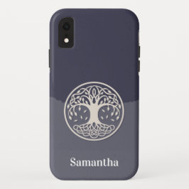 Celtic Tree of Life met naam Case-Mate iPhone Case