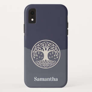 Celtic Tree of Life met naam Case-Mate iPhone Case