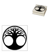 Celtic Tree of Life Rubber stempel (Gestempeld)