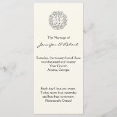 Celtic Tree of Life Trouwprogramma Programmakaart (Voorkant)