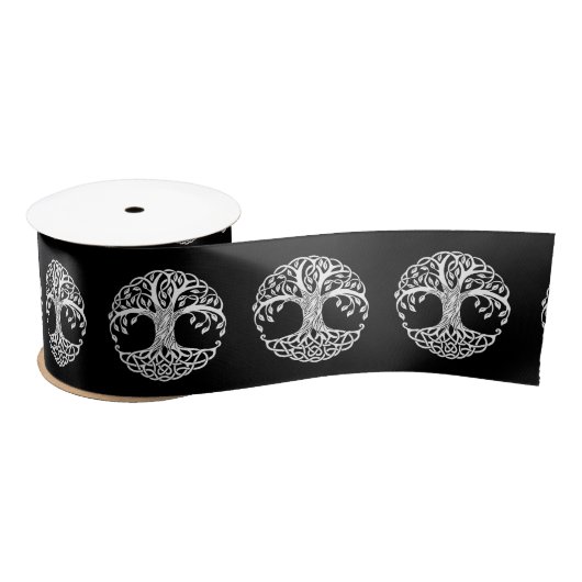celtic tree ribbon satijnen lint (Spoel)