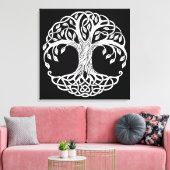 celtic tree wikkelde canvas (Insitu (Woonkamer))
