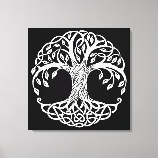celtic tree wikkelde canvas (Voorkant)