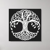 celtic tree wikkelde canvas afdruk (Voorkant)