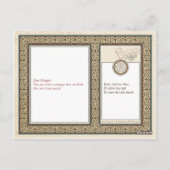 Celtic Trees Design Briefkaart (Achterkant)