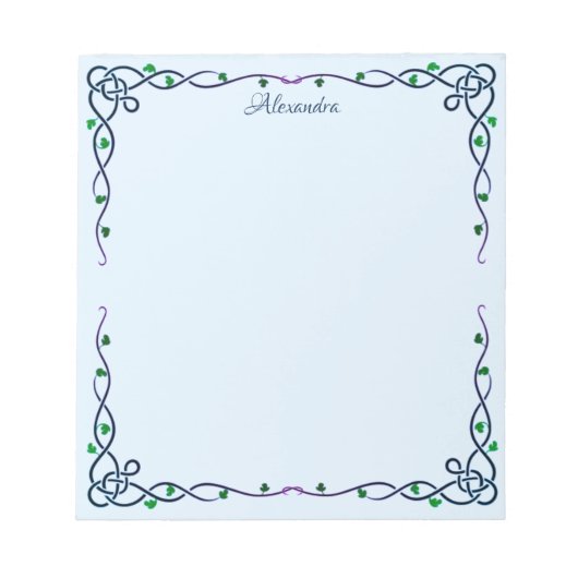 Celtic Trellis Notitieblok (Voorkant)