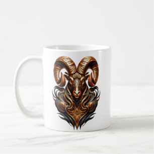 Celtic Tribal Aries Zodiac Mug – LaLi Designs Koffiemok