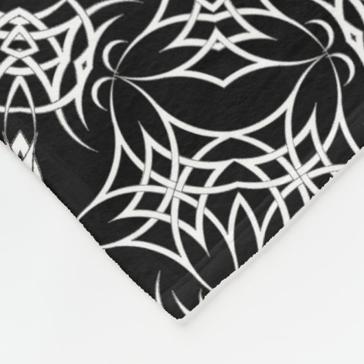 Celtic Tribal Mandala Fleece Deken (Hoek)