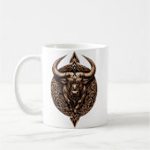 Celtic Tribal Taurus Zodiac Mug Koffiemok (Links)