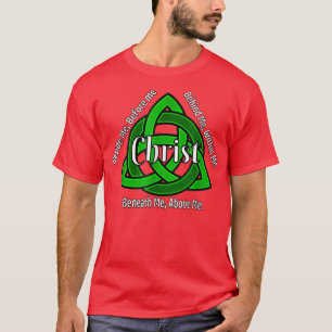 Celtic Trinity Kno St Patricks Prayer Christelijk T-shirt