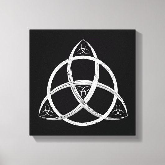 Celtic Trinity Knot Canvas Afdruk (Voorkant)