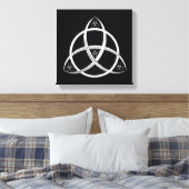 Celtic Trinity Knot Canvas Afdruk (Insitu (Slaapkamer))
