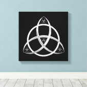 Celtic Trinity Knot Canvas Afdruk (Insitu (Houten vloer))