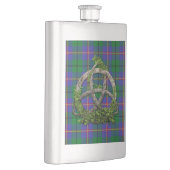 Celtic Trinity Knot en Clan Carmichael Heupfles (Rechts)