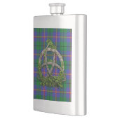 Celtic Trinity Knot en Clan Carmichael Heupfles (Links)